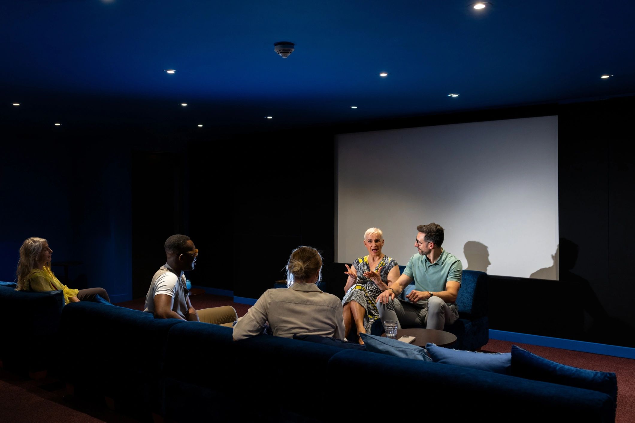 Speaker engaging an audience during a live event